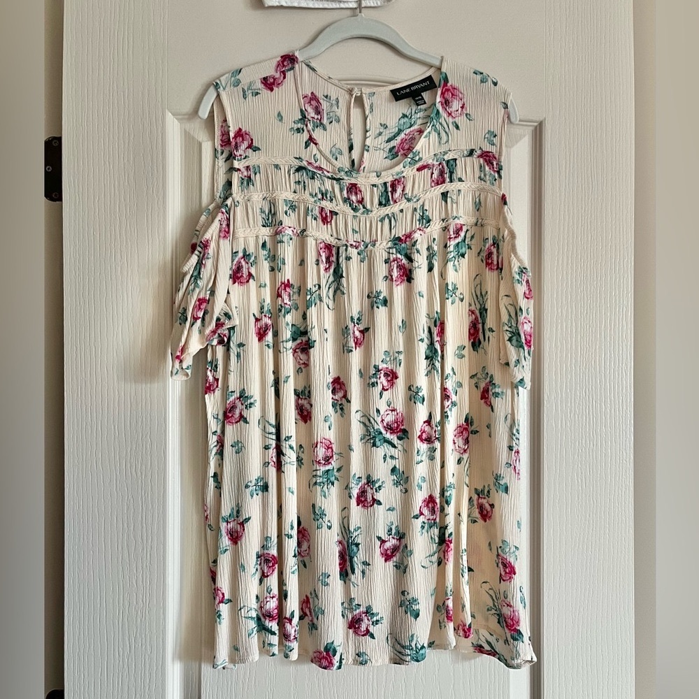 Lane Bryant Cold Shoulder Blouse